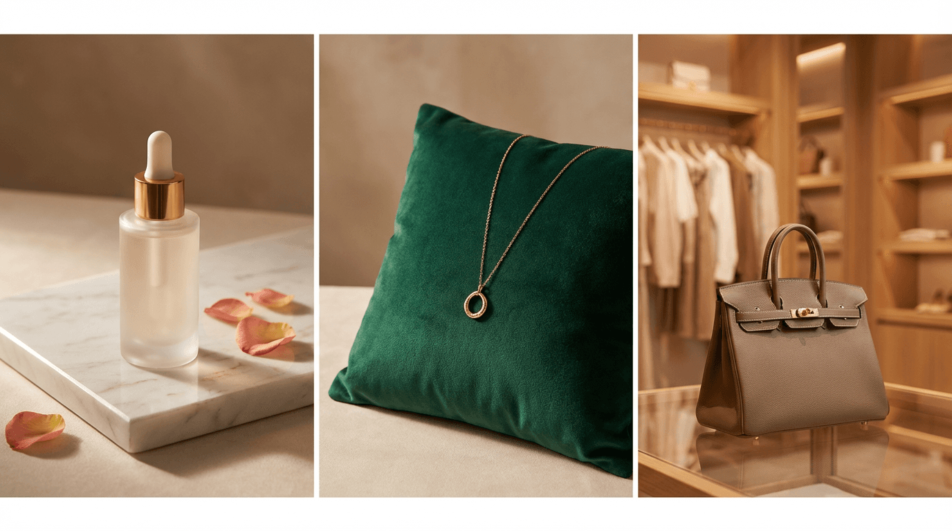 Produktfotos fuer Kosmetik, Schmuck und Mode: Leitfaden nach Kategorie